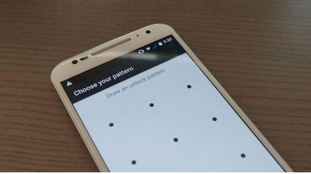 Cara mencegah kebocoran data di Smartphone menggunakan kunci pola atau pattern lock